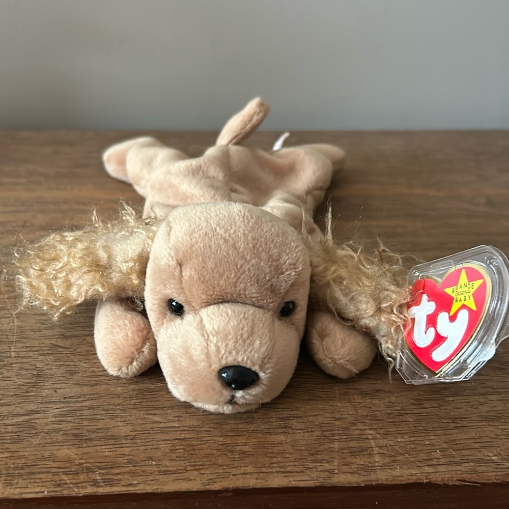 RARE 🐶 Spunky the Cocker Spaniel Beanie Baby
